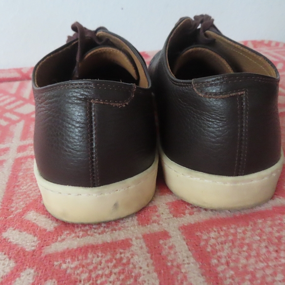 George Cleverley Jack Mens Size 12 Nubuck brown Trainers Made In England - Picture 4 of 10